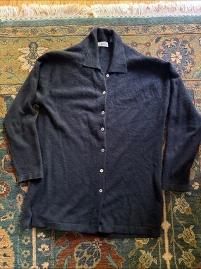 Lucia Burns Black Cashmere Sweater
